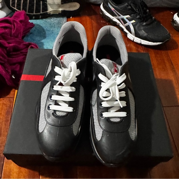 Prada America's Cup Soft rubber and bike fabric sneakers - Picture 6 of 9